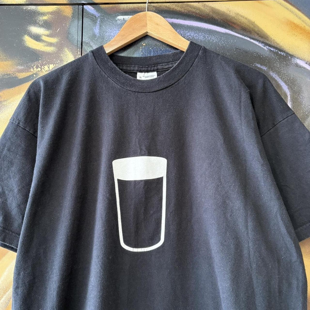 Vintage Guinness Screen Stars T Shirt Mens XL Black Beer Promo Graphic Print Logo Tee Top 90s Y2K