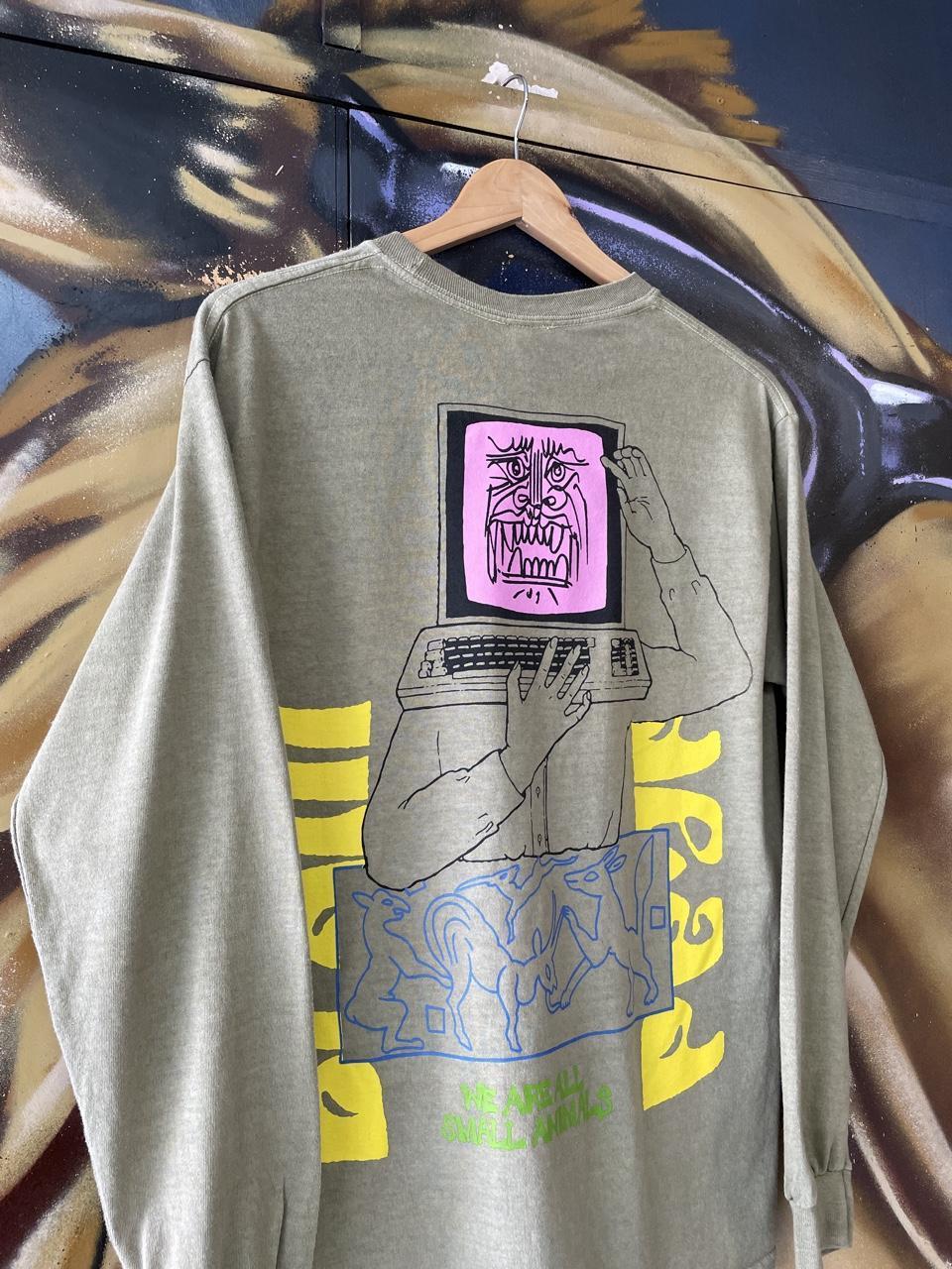 Brain Dead  Small Animals Graphic Long Sleeve Tee