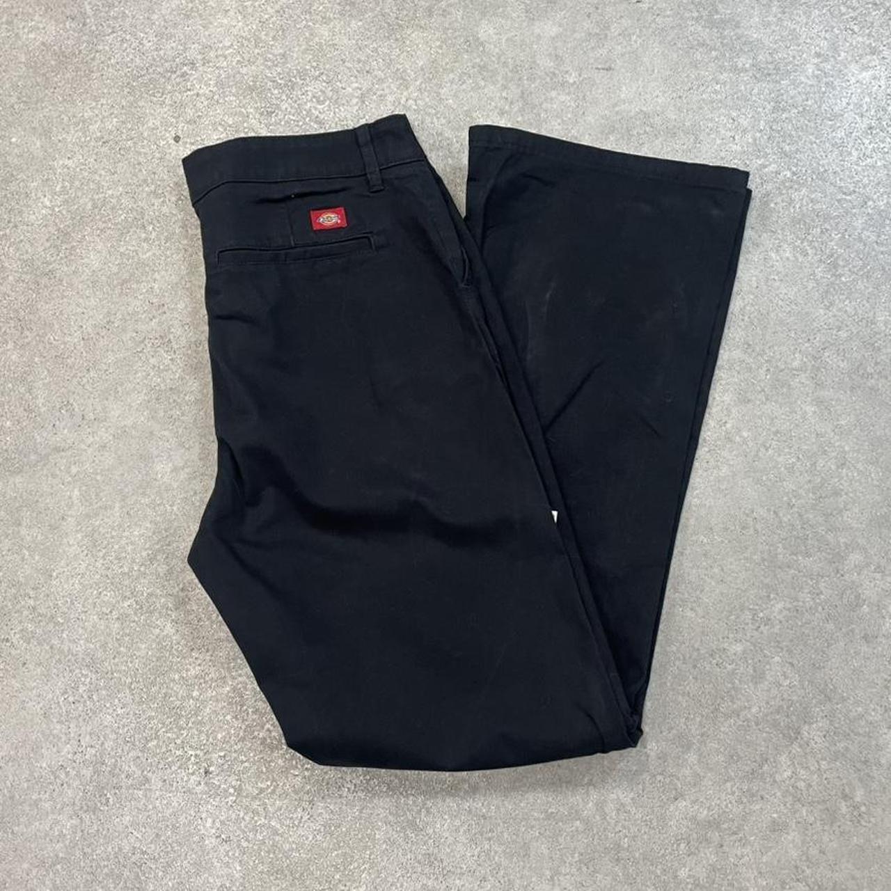 Dickies Black Chino Skater Trousers Workwear Pants