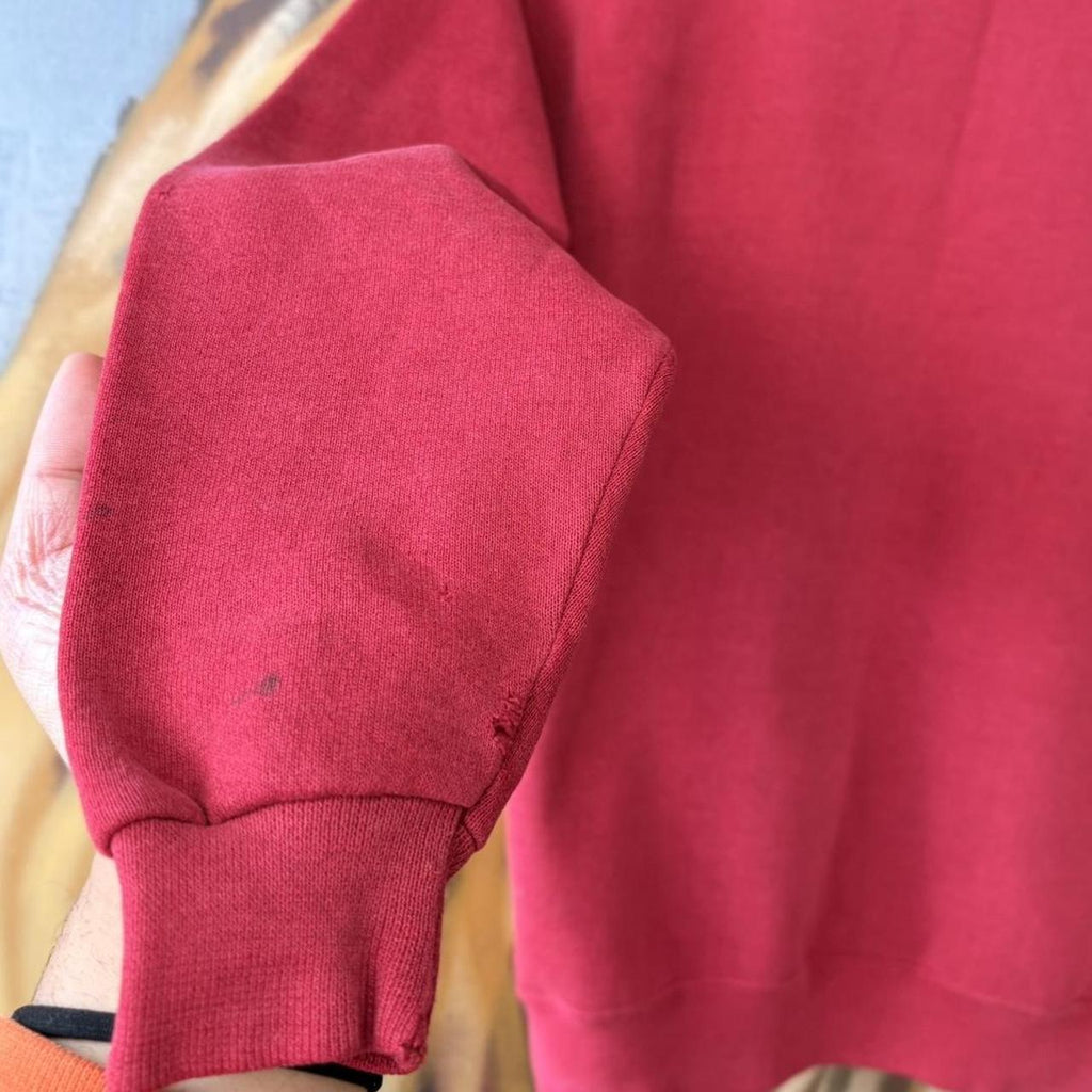 Vintage Adidas Red Sweatshirt Big Logo Spell Out Crewneck