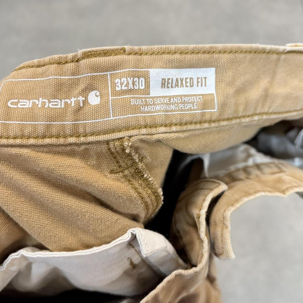 BR2701ER-U - Vintage retro essential  Carhartt Tan carpenter Trousers pants casual workwear #skater #utility #workwear #carpenter #carhartt