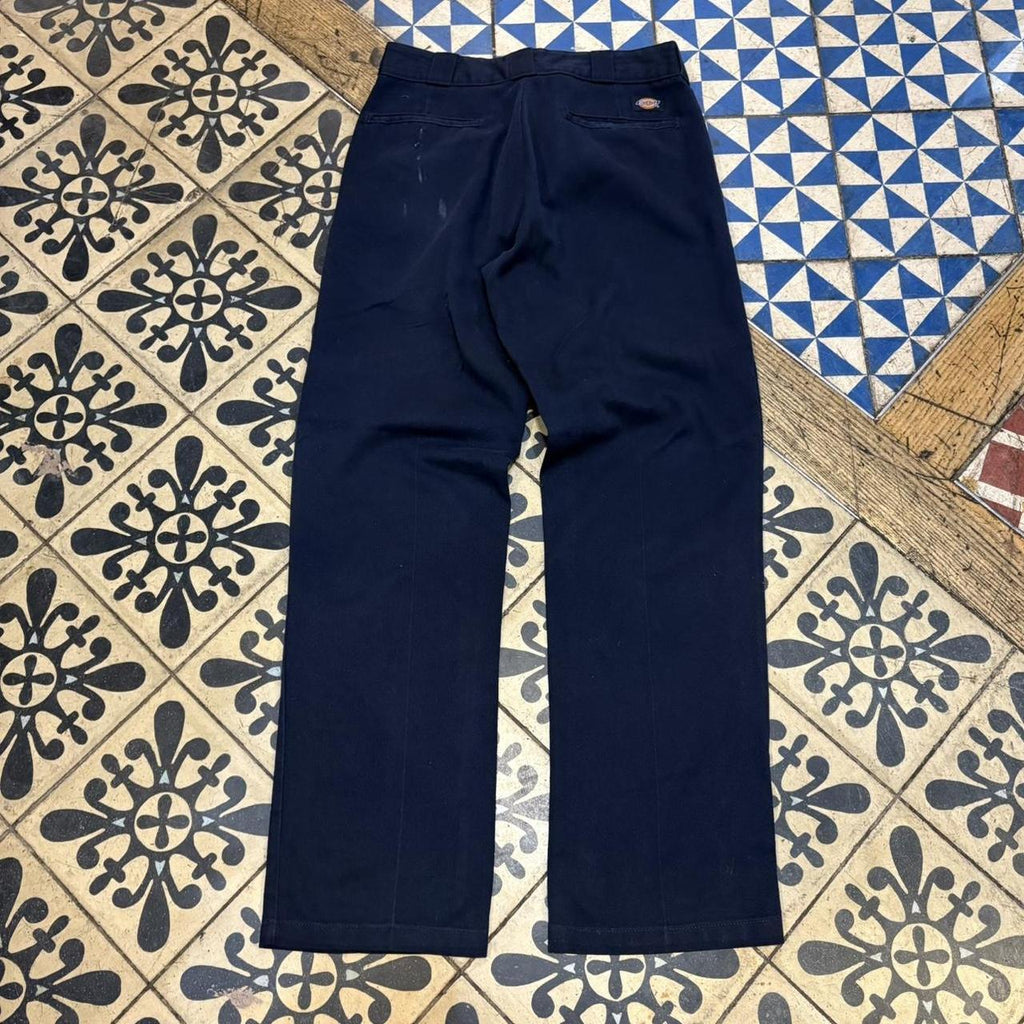 BR2401JN-F - Vintage retro essential Navy Dickies Chino Trousers pants casual workwear #skater #utility #workwear #straightleg #dickies