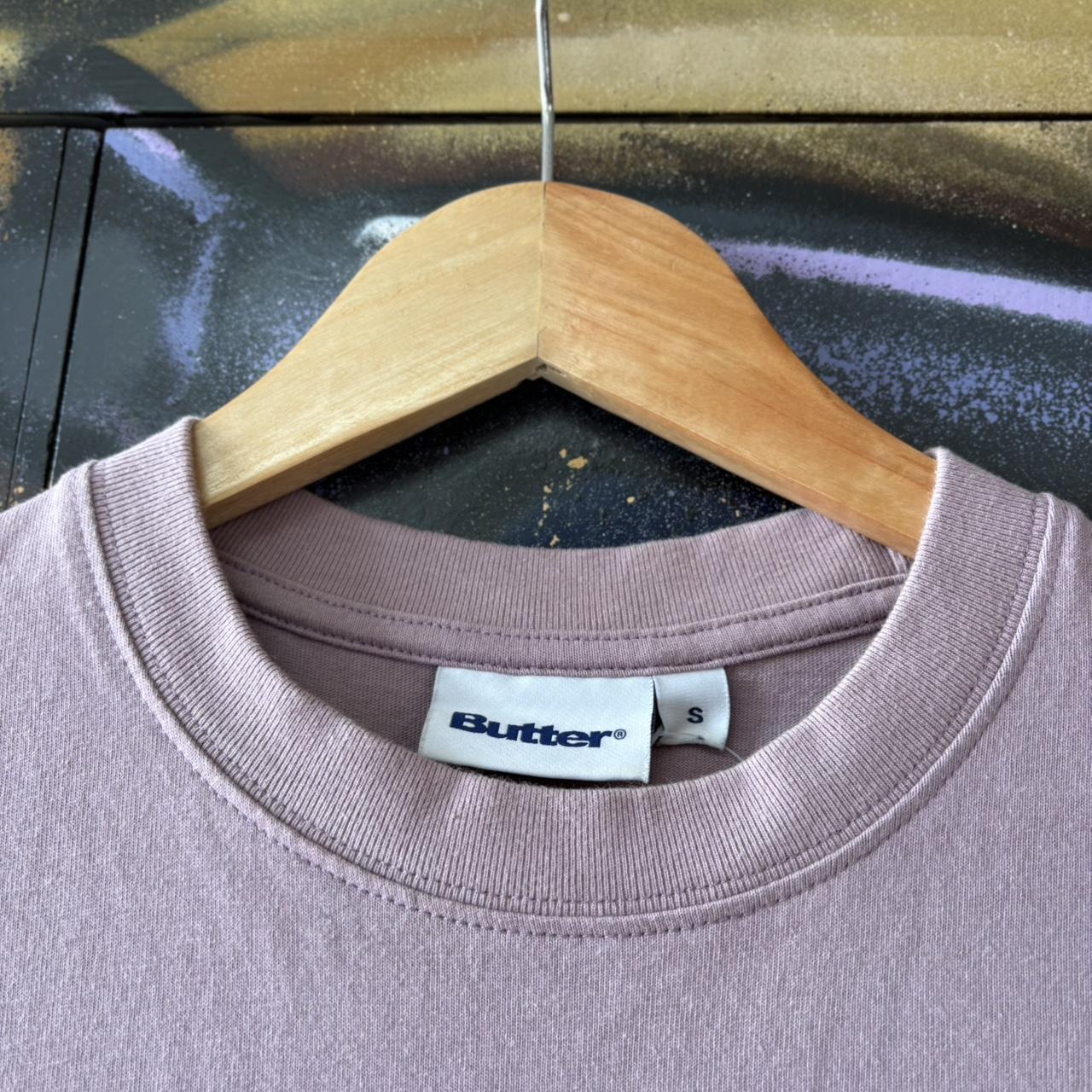 Butter Goods T Shirt Mens Small Purple Graphic Logo Music Jazz Trumpet Skate Streetwear Tee Top Y2K