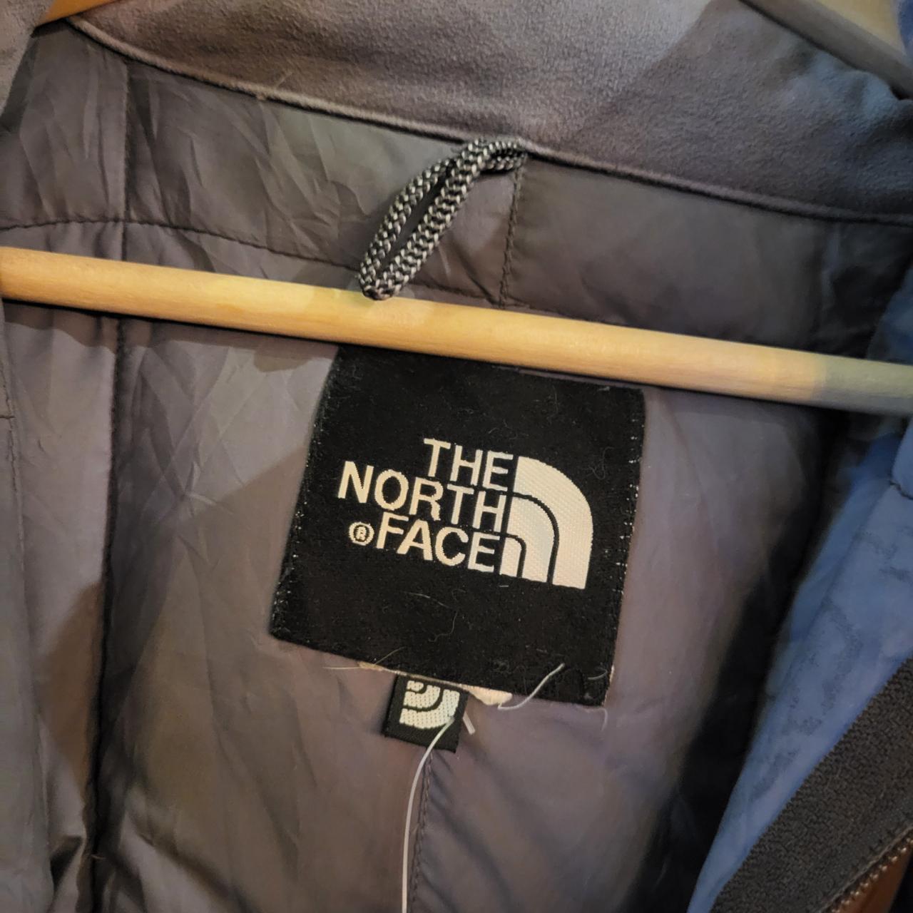 WCJ002 - Vintage Retro essential The North Face Chocolate Brown Mocha down puffer padded jacket long coat branded with logo #90s #gorpcore #preppy #thenorthface