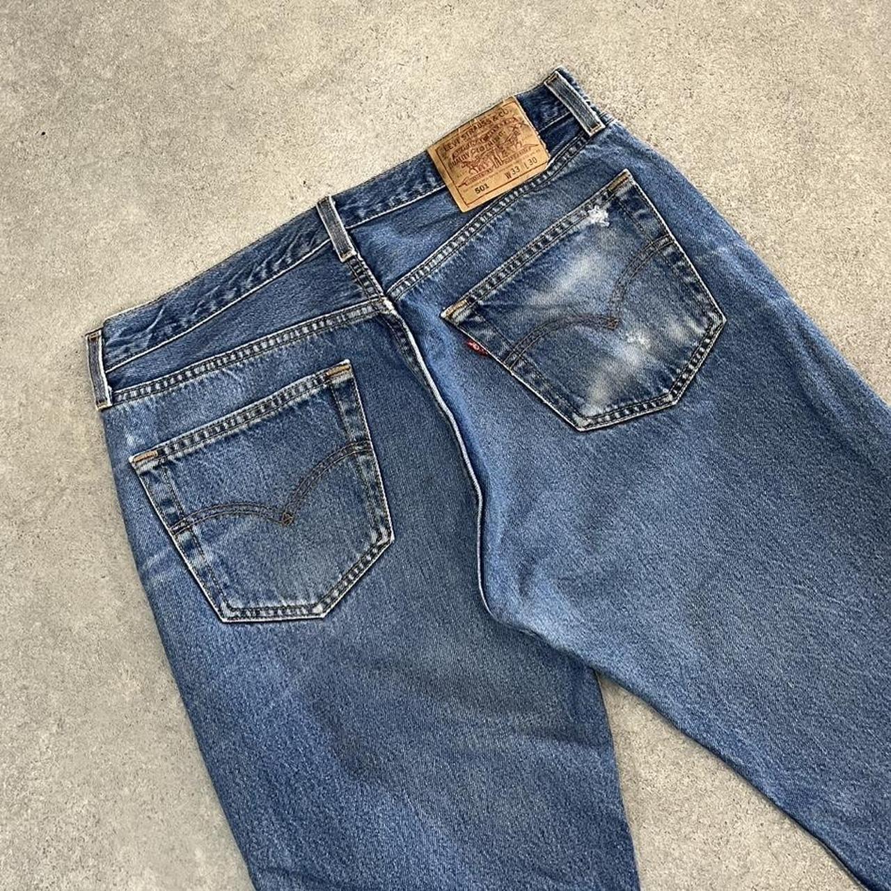 Levi’s 501 Dark Wash Denim Jeans