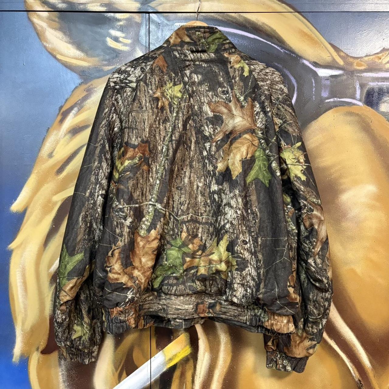 RTB0066-U - Vintage Retro Essential Realtree Camouflage Khaki Green Brown Field Hunting graphic print Coat Jacket #realtree #hunting #camo #utility