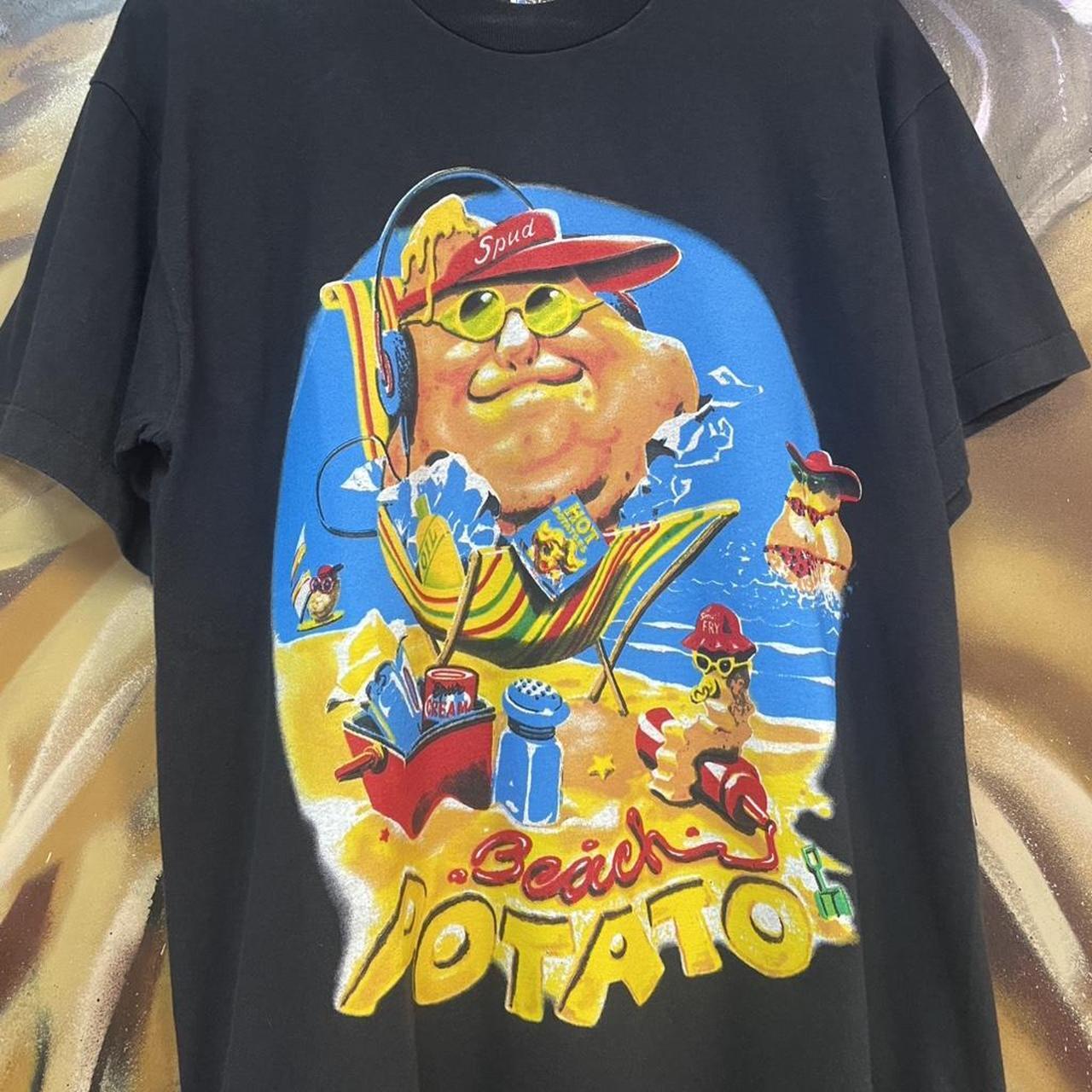 90s Beach Potato Souvenir Graphic Single Stitch Tee