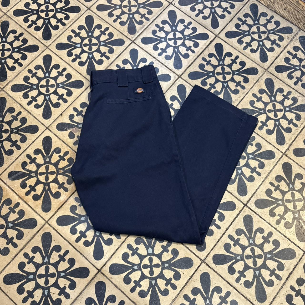 BR2306JH-F - Vintage retro essential Navy Dickies Trousers pants casual workwear #skater #utility #workwear #carpenter #dickies