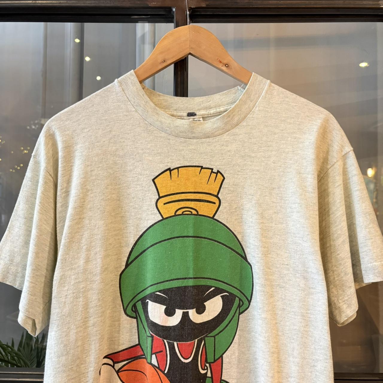 Vintage Marvin The Martian T-Shirt Mens Large 1993 Looney Tunes Graphic Single Stitch 90s Y2K
