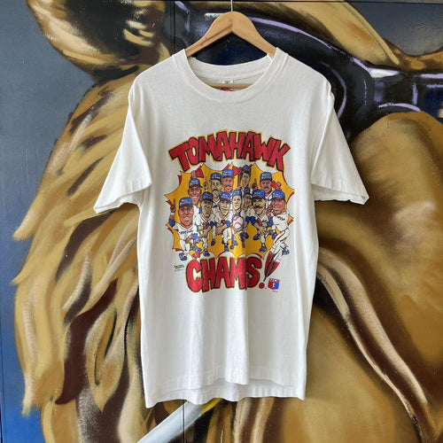 American Vintage 90s MLB Atlanta Braves Tomahawk Chop Champs Graphic Tee