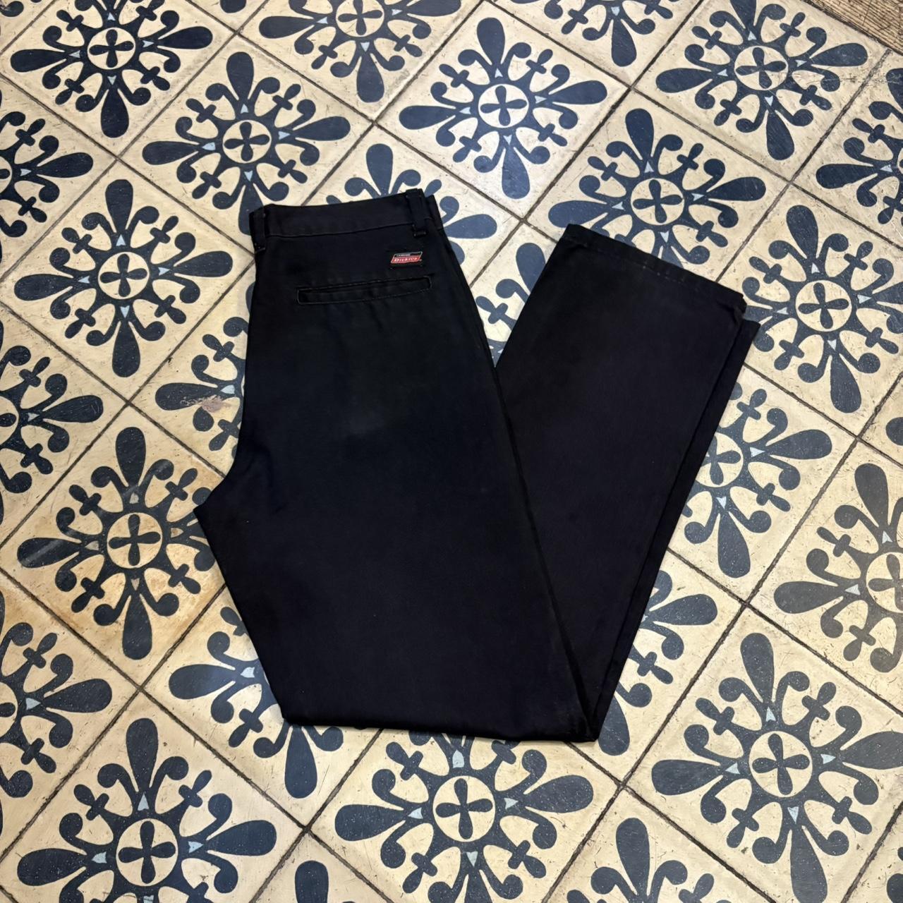 BR1011DO-F - Vintage retro essential Black Dickies Straight Leg Trousers pants casual workwear #skater #utility #workwear #straightleg #dickies