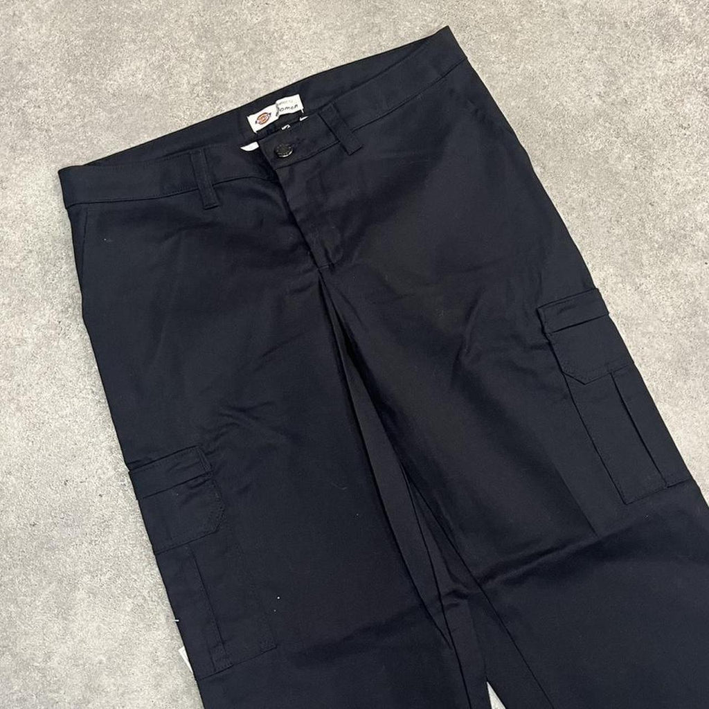 Dickies Black Cargo Skater Trousers Workwear Pants