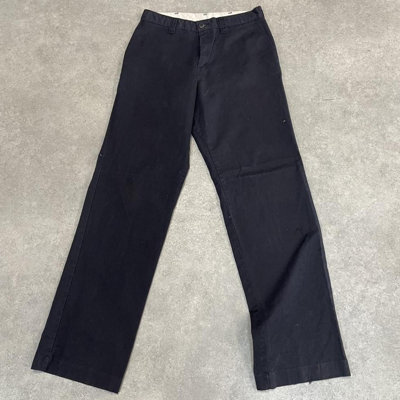 Dickies Black Chino Skater Trousers Workwear Pants