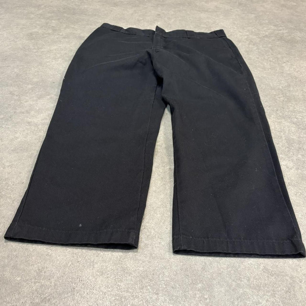 BR1011BA-U - Vintage retro essential Black Dickies Straight Leg Trousers pants casual workwear #skater #utility #workwear #straightleg #dickies