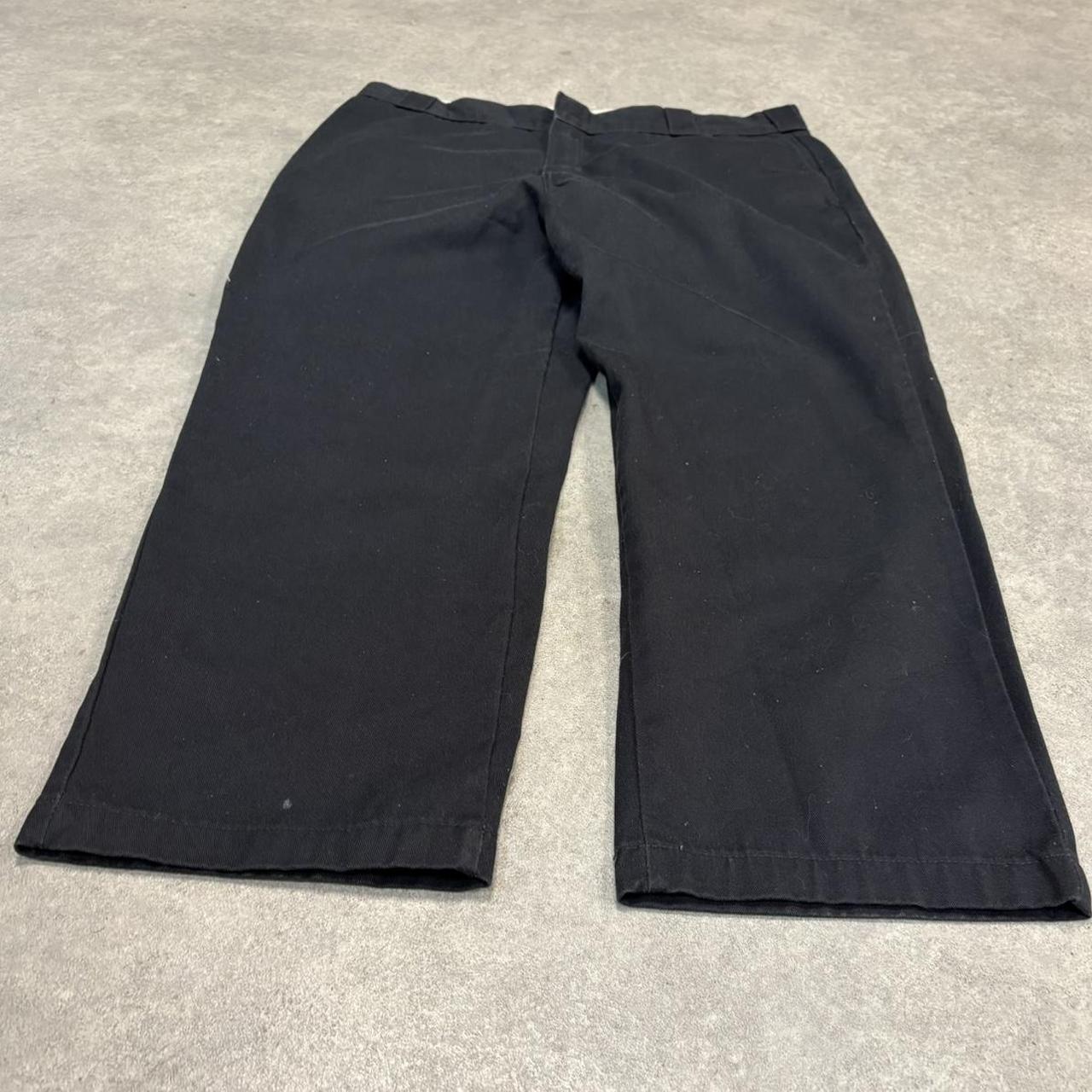 BR1011BA-U - Vintage retro essential Black Dickies Straight Leg Trousers pants casual workwear #skater #utility #workwear #straightleg #dickies