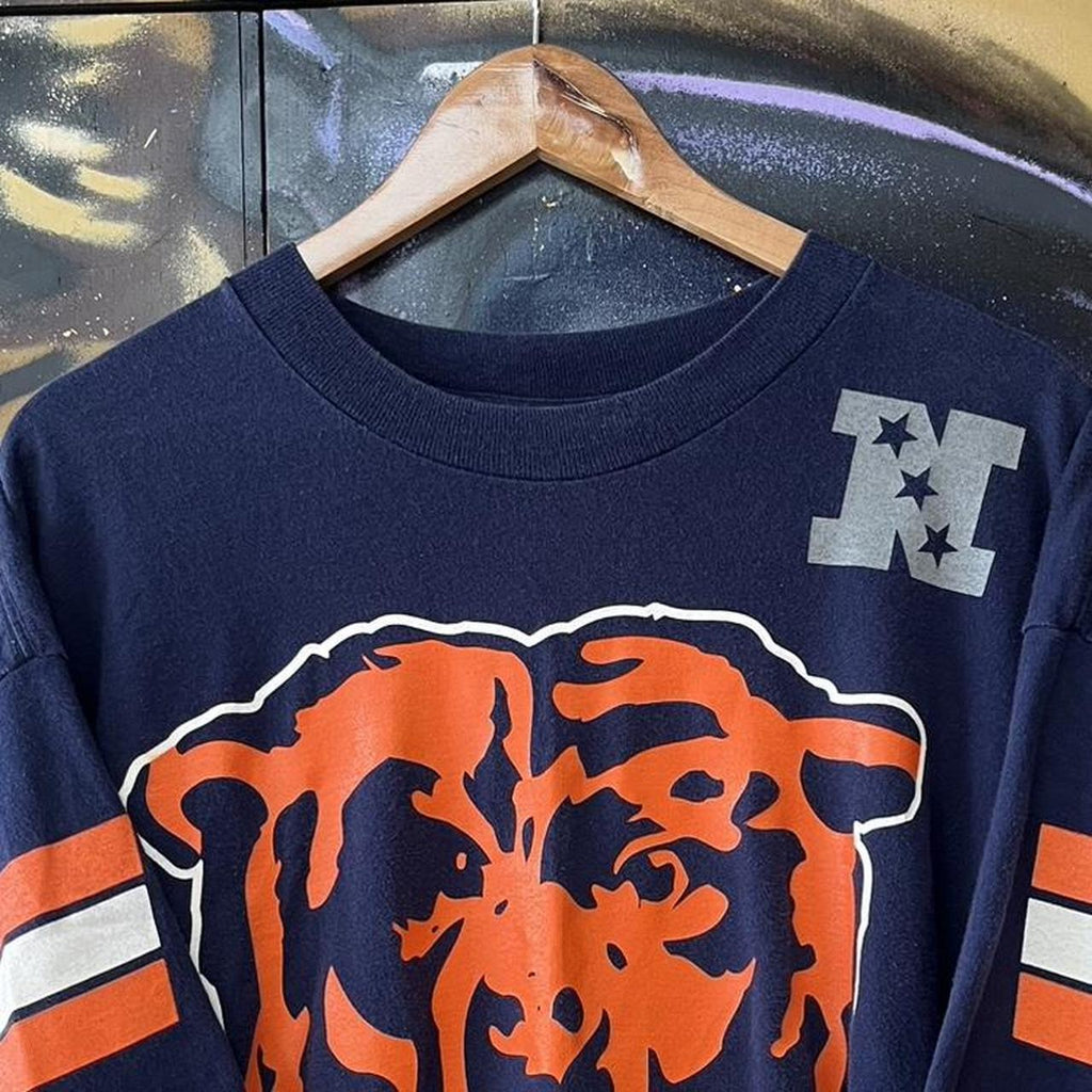 1994 NFL Chicago Bears AOP Graphic Single Stitch Tee