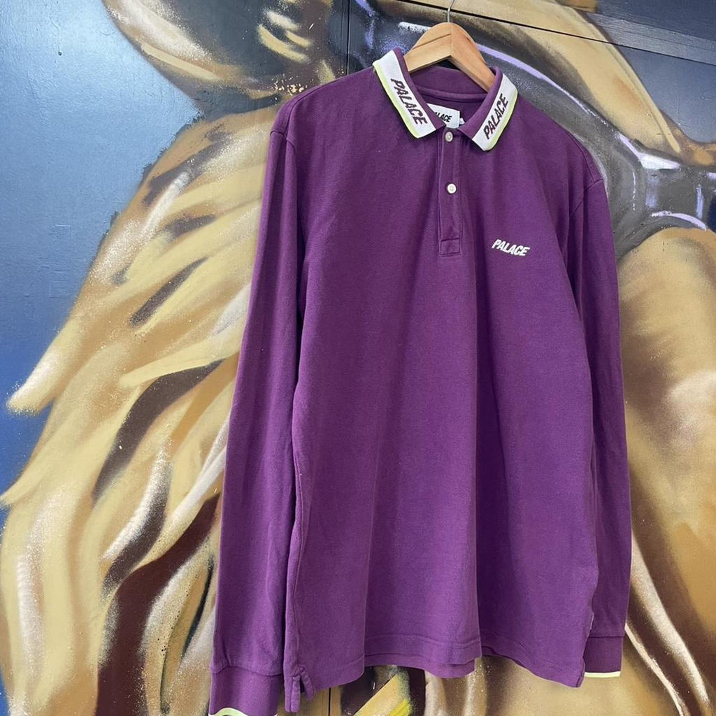 Palace Essential Long Sleeve Polo Tee