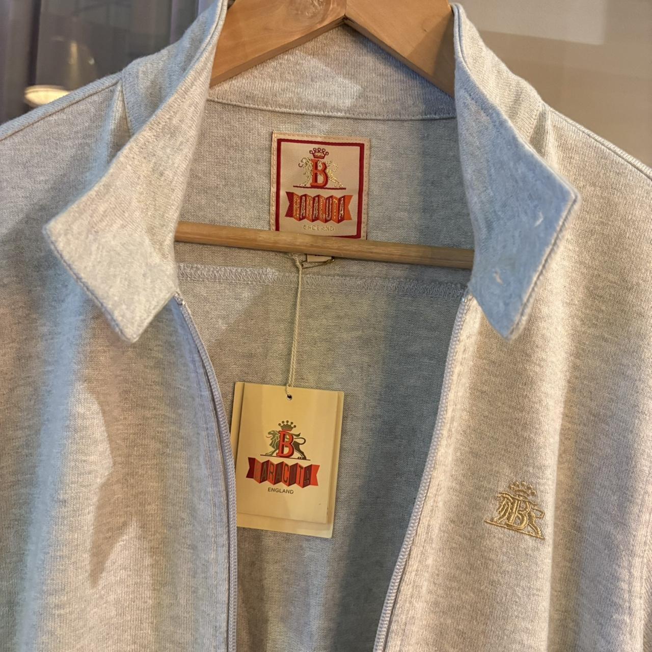 1224C29BR - Brand New With Tags Baracuta  England G9 Harrington Jacket Grey with dual zippers #baracuta #harrington #england #y2k #smartcasual