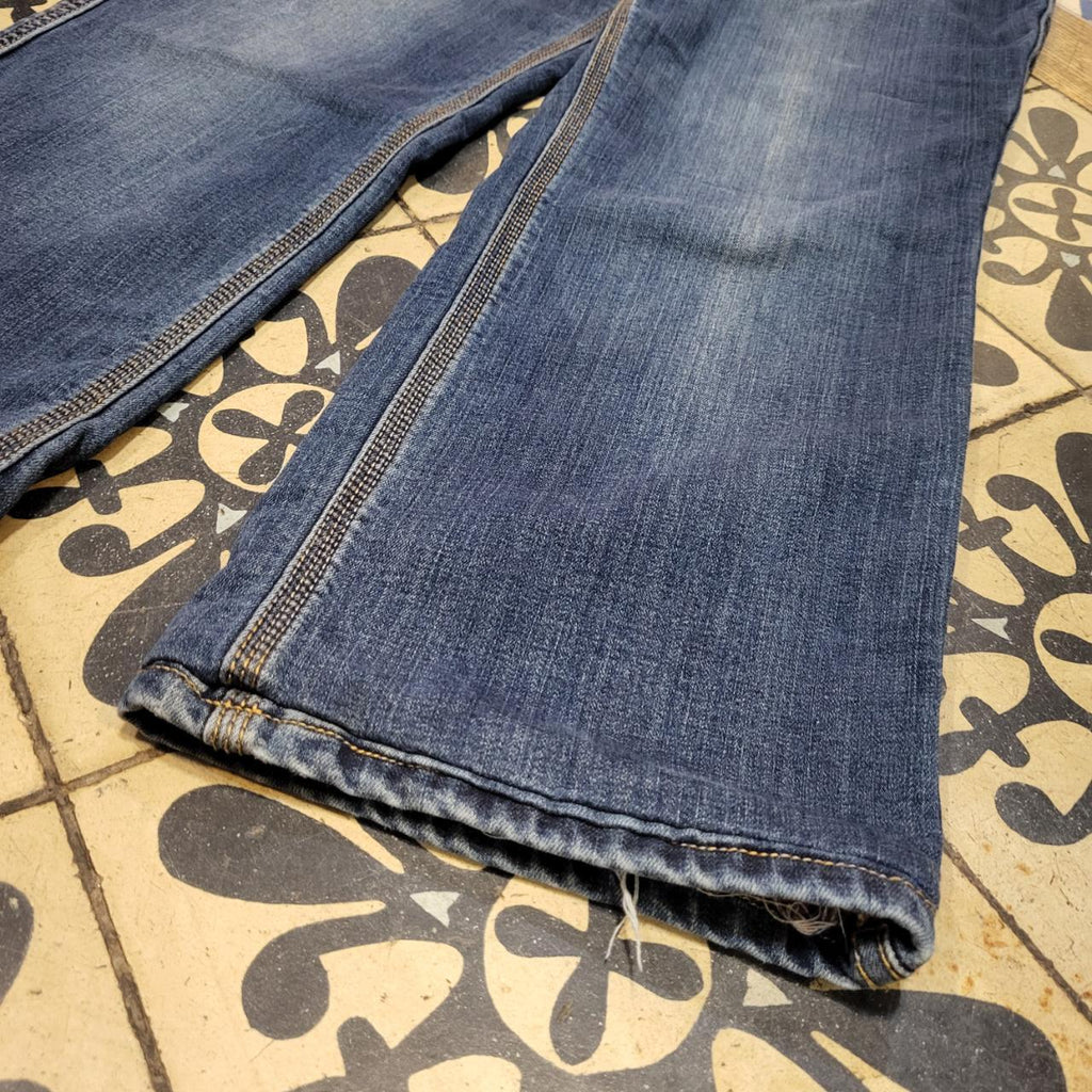 TRW203BR - Vintage retro essential Carhartt Straight Leg Blue Wash Denim Jeans Trousers pants #denim #skater #y2k #denimjeans #carhartt