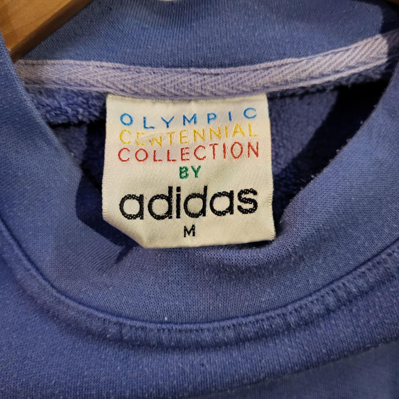 SSJ003-P - Vintage Retro Adidas Olympics XIX Juegos Olympiada Octubre 12 - 27 Mexico 1968 Embroided Patch Logo Crewneck Jumper Sweatshirt 80s 90s Boxy fit #olympics #mexico #80s #boxyfit