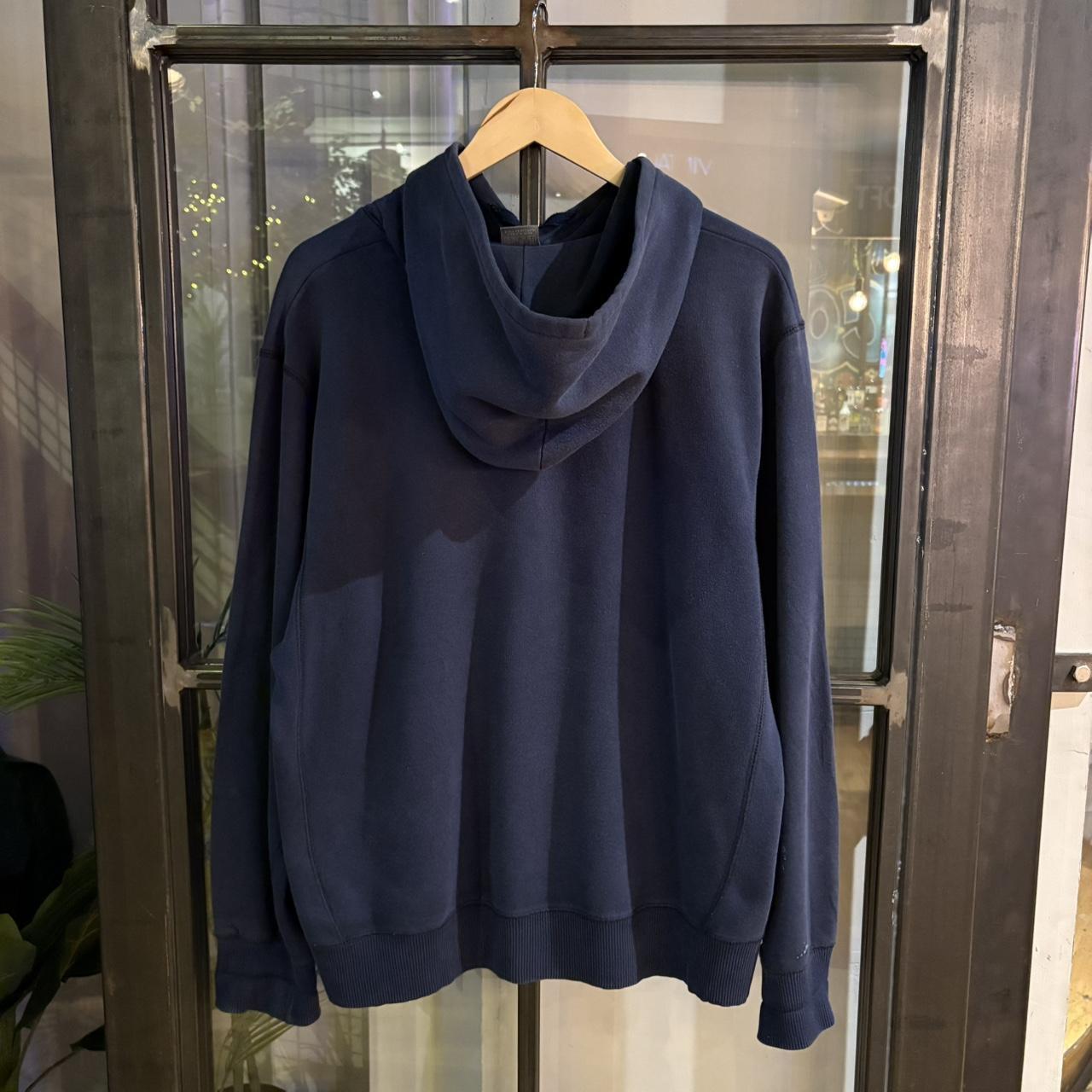 1224A29 - Vintage Retro Essential Nike Air Navy Blue Pullover Sweatshirt Hoodie #casual #hoodie #nikeair #essential