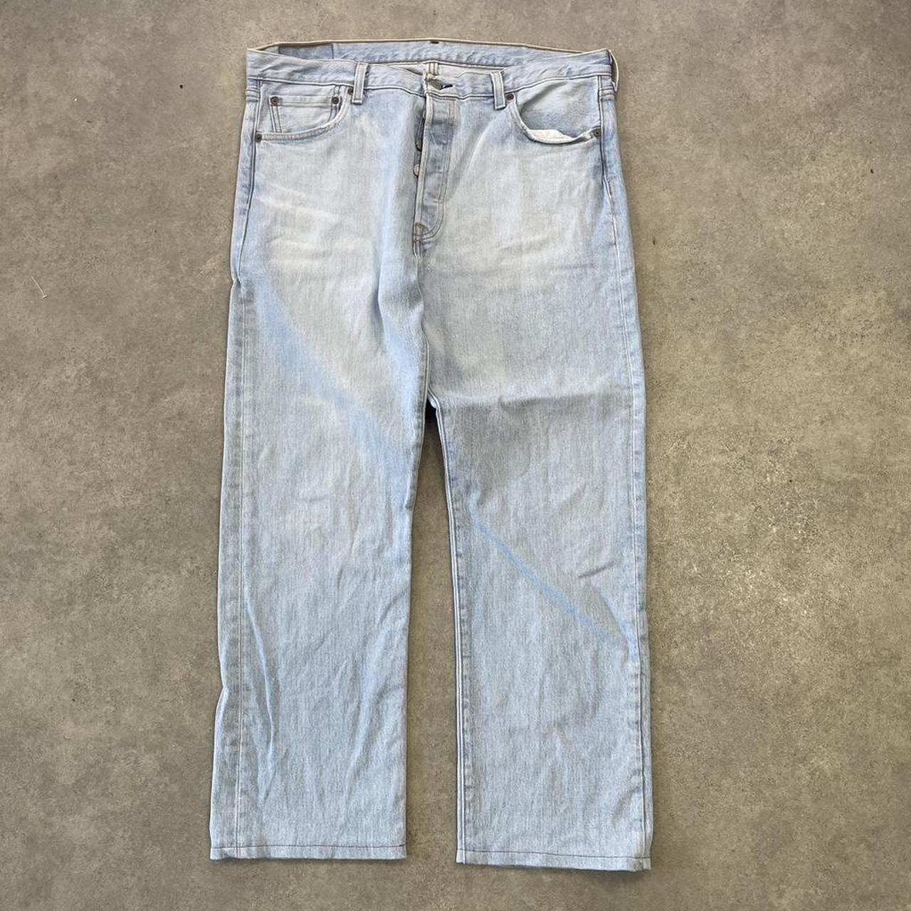 Levi’s 501 Light Wash Blue Denim Jeans