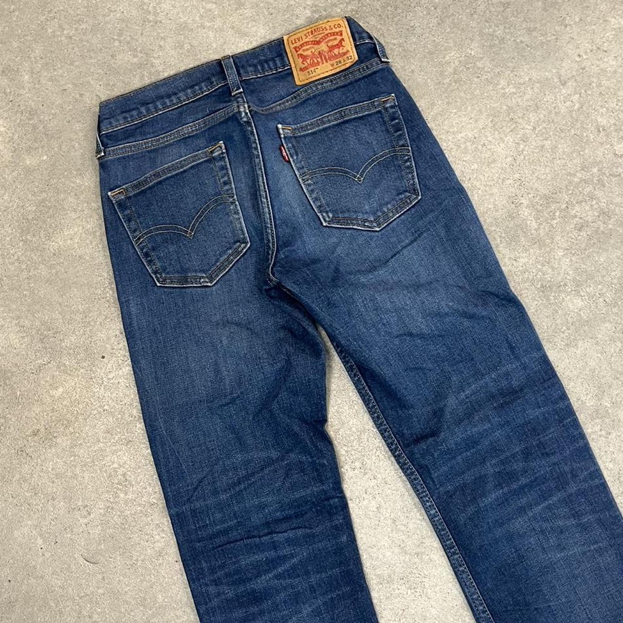 Levi’s 514 Dark Wash Denim Jeans