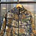 0125A26BR - Vintage Retro Essential Realtree Camouflage Khaki Green Brown Field Hunting graphic print Sweatshirt Full zip Fleece  #realtree #hunting #camo #utility