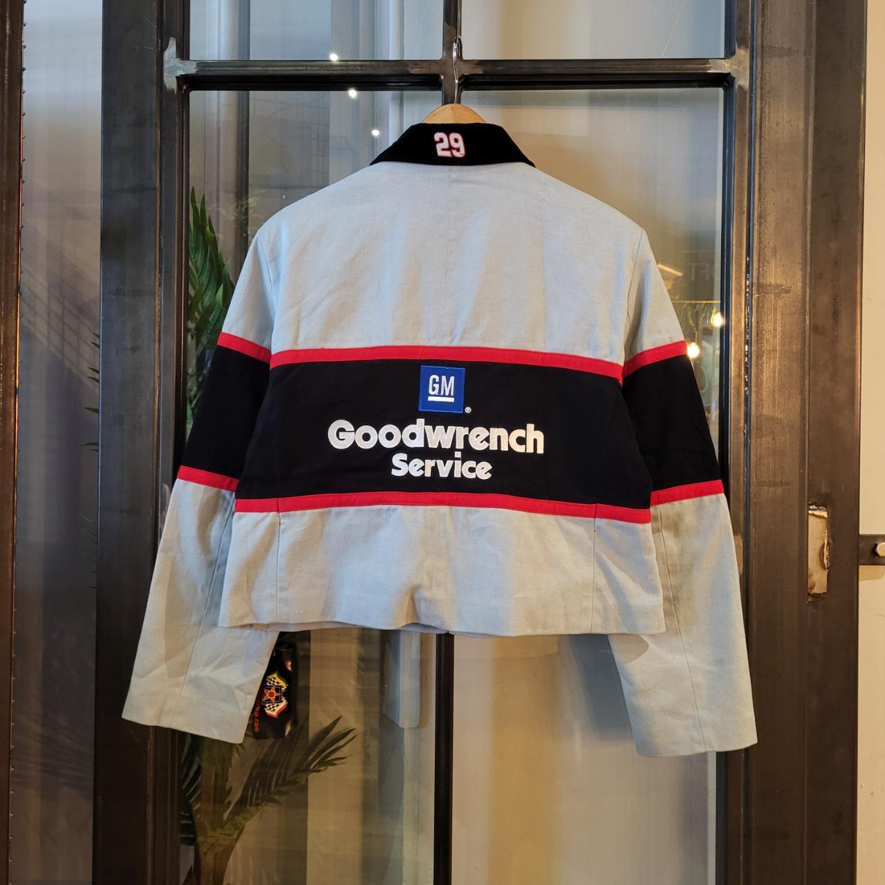 Deadstock Brand New With Tags Vintage Retro Chase Authentics NASCAR Goodwrench Services Hersheys Coca Cola Oreo Sponsorships Full Zip Up blanket padded lined Canvas Racing Workwear Jacket Coat workwear Utility with iconic branded patch logos y2k 90s style