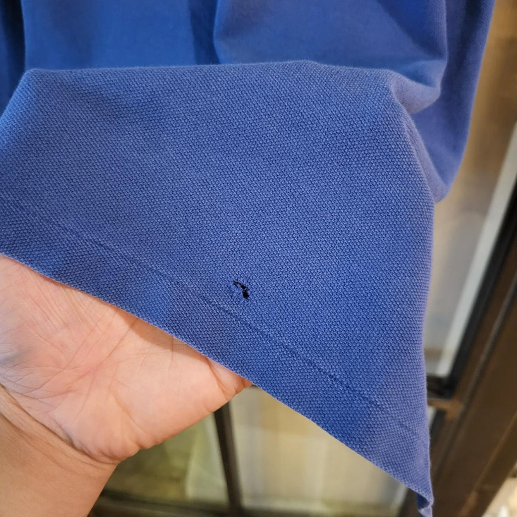 POL153 - Vintage Ralph Lauren Blue Polo Shirt Short Sleeve collared button up top #Y2K #preppy #chiefkeef #golf