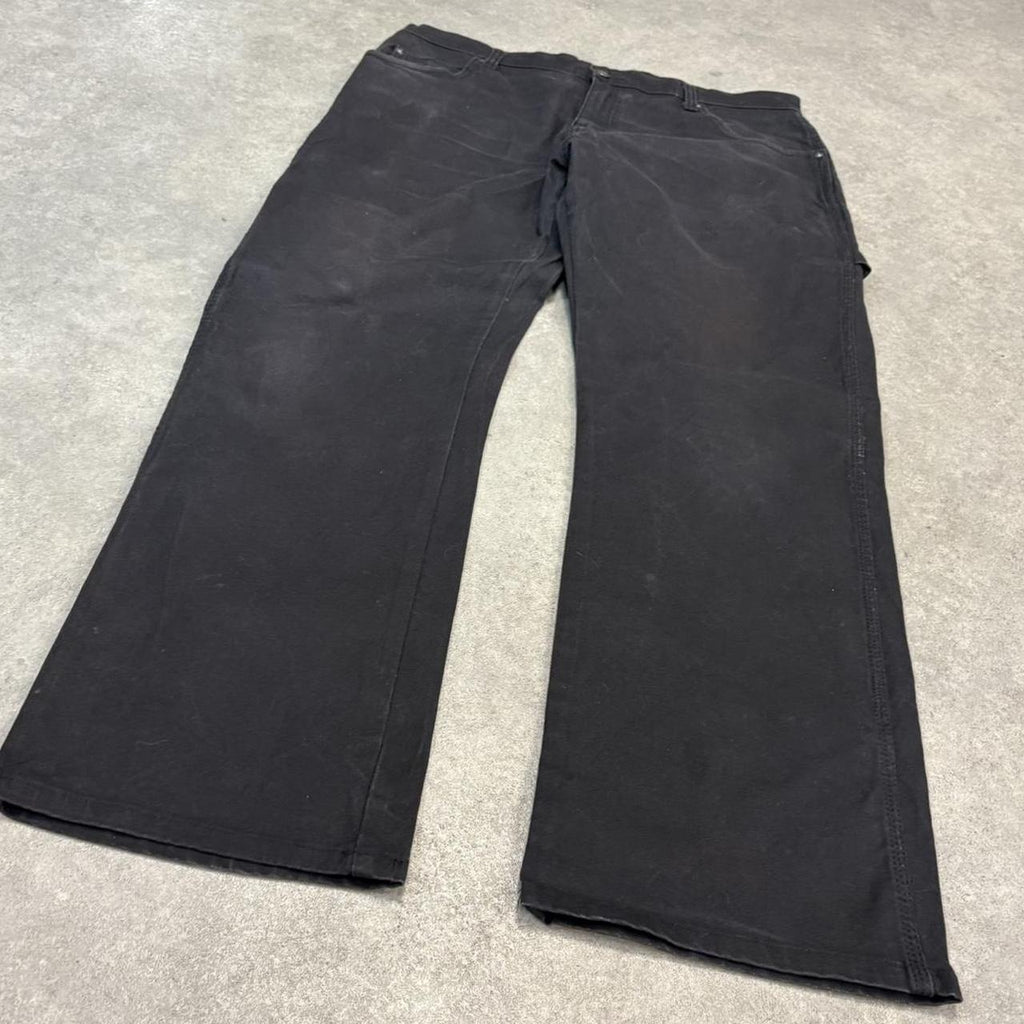 BR2306OD-U - Vintage retro essential Black Dickies Carpenter Trousers pants casual workwear #skater #utility #workwear #carpenter #dickies