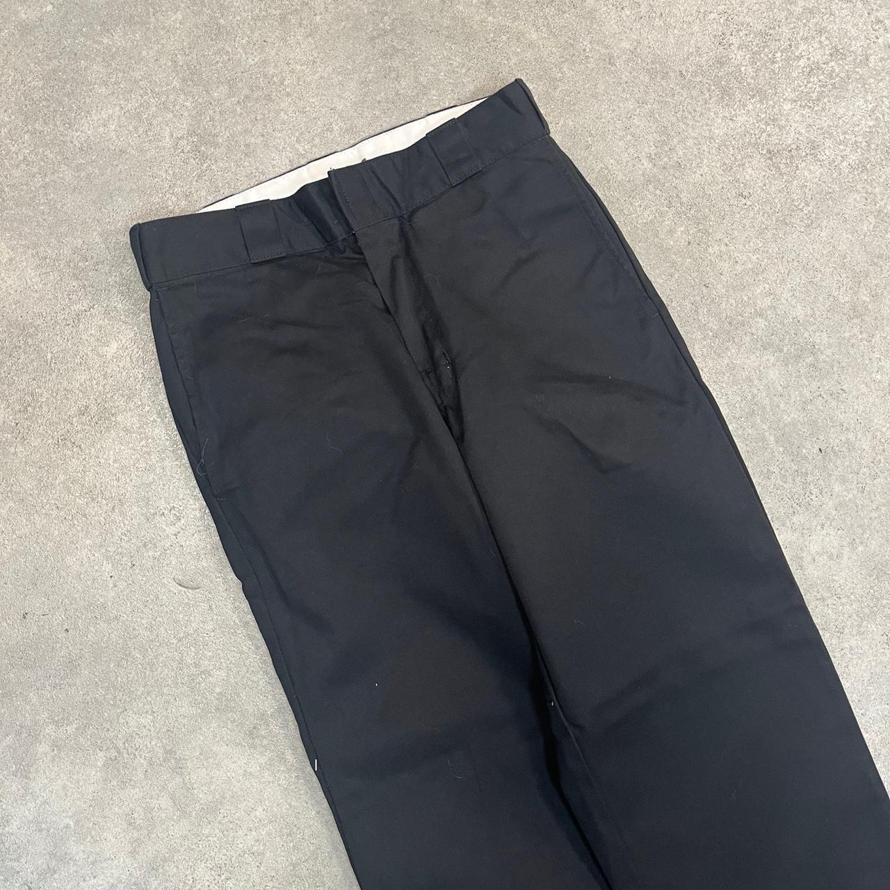 Dickies Black Chino Skater Trousers Workwear Pants