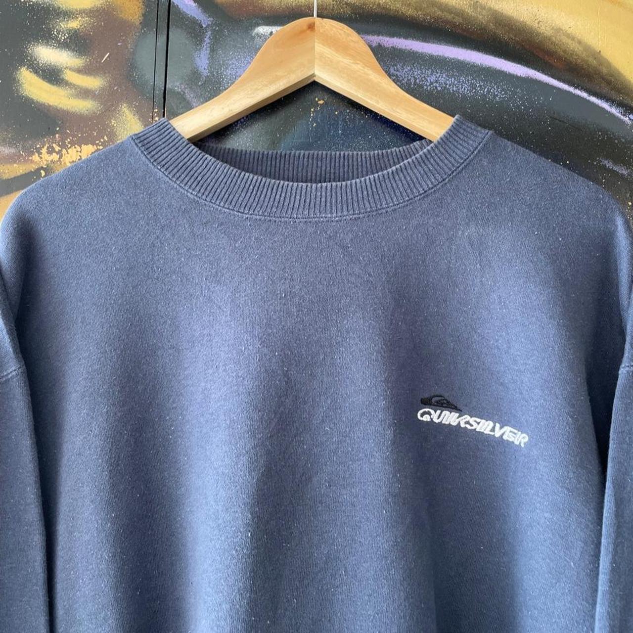 Y2K Quiksilver Embroidered Logo Sweatshirt