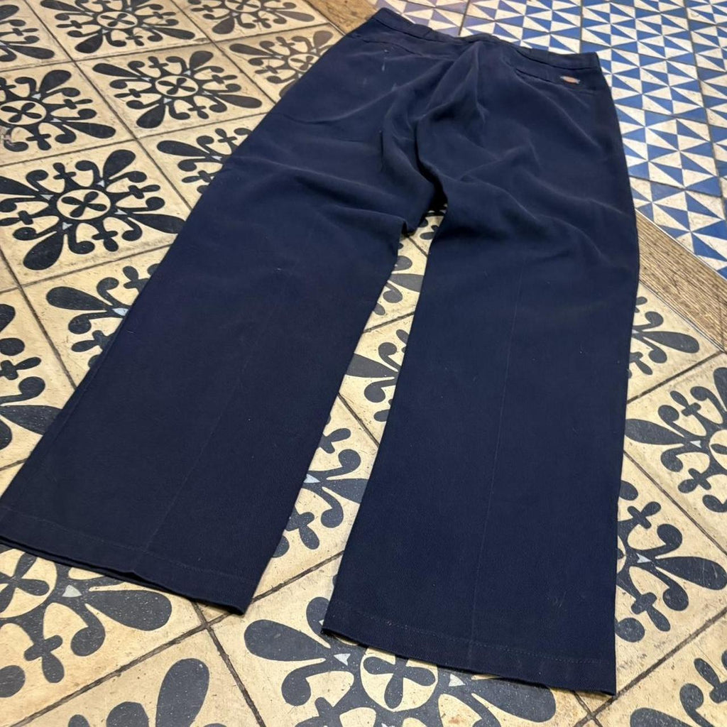 BR2401JN-F - Vintage retro essential Navy Dickies Chino Trousers pants casual workwear #skater #utility #workwear #straightleg #dickies