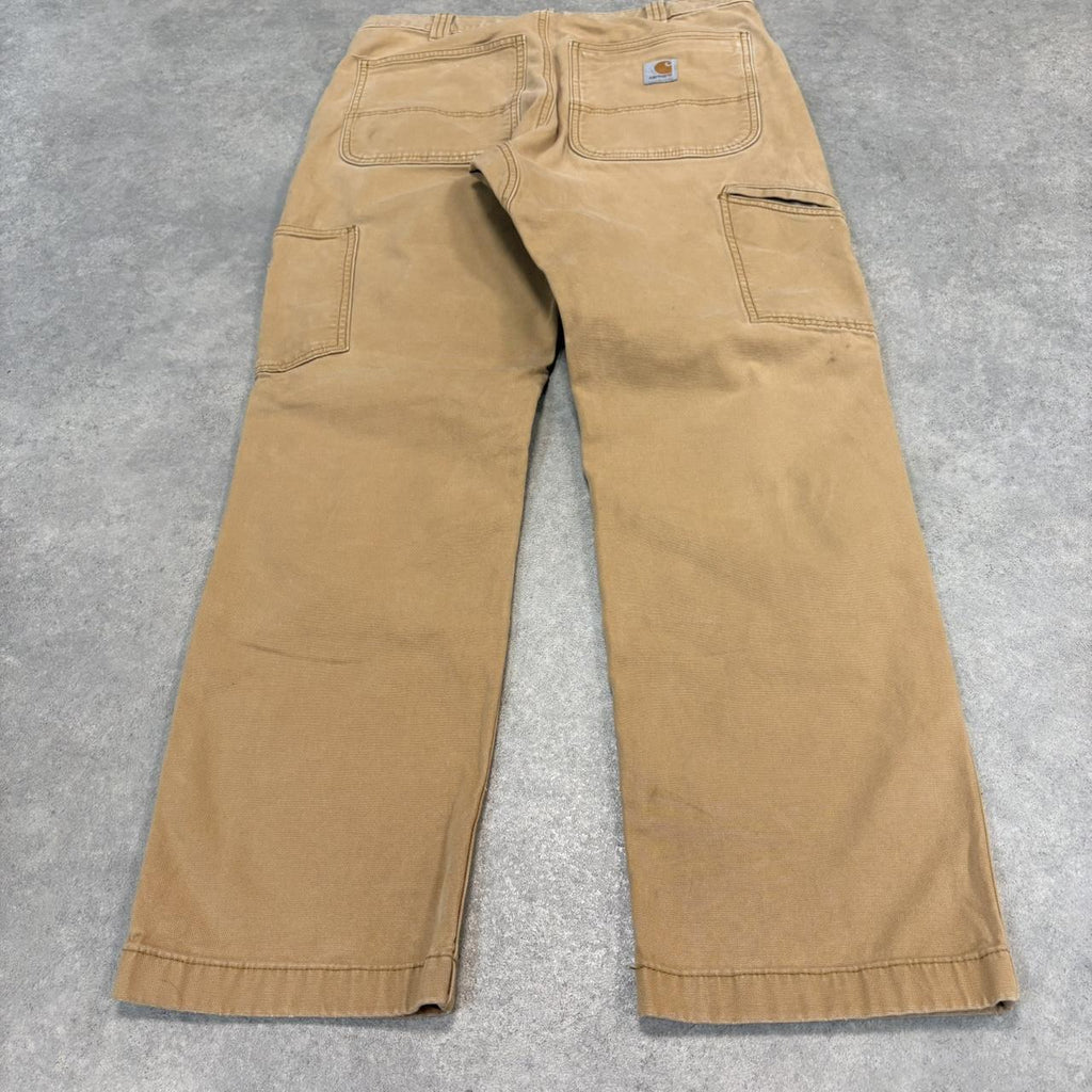 BR2701ER-U - Vintage retro essential  Carhartt Tan carpenter Trousers pants casual workwear #skater #utility #workwear #carpenter #carhartt