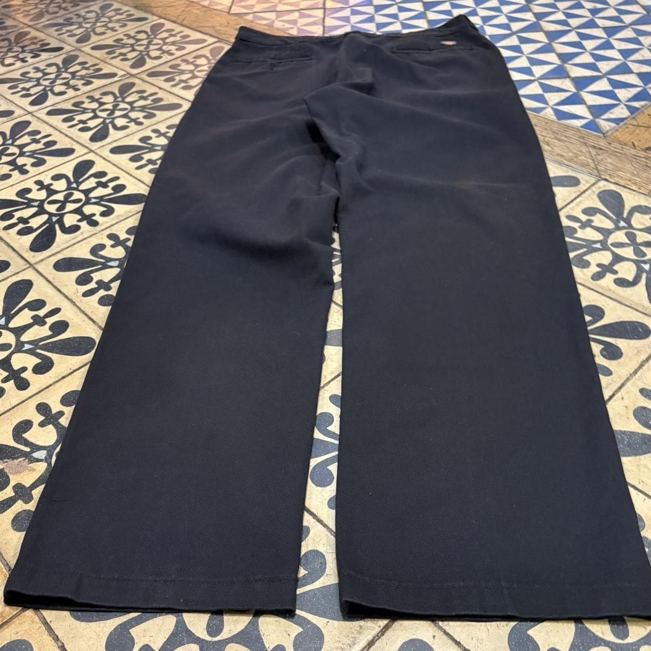 BR1011DD-F - Vintage retro essential Black Dickies Straight Leg Trousers pants casual workwear #skater #utility #workwear #straightleg #dickies