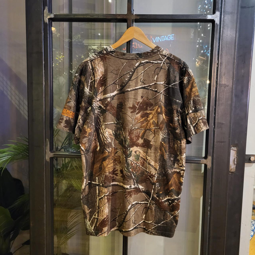 RTT156 - Vintage Retro essential adult mens RealTree Camouflage Khaki Green Brown Field Hunting graphic print Top T-Shirt Tee #realtree #y2k #camo #utility #hunting