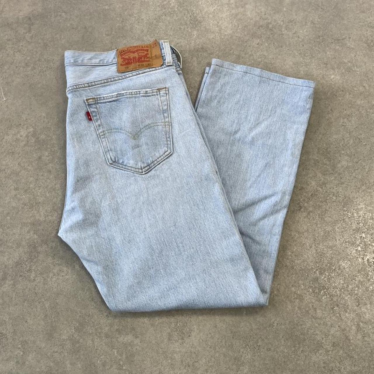 Levi’s 501 Light Wash Blue Denim Jeans