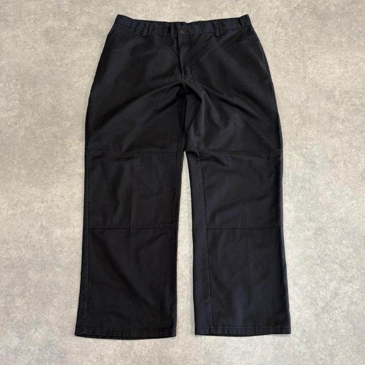 BR1011AX-U - Vintage retro essential  Black Dickies Straight Leg Trousers pants casual workwear #skater #utility #workwear #carpenter #brand