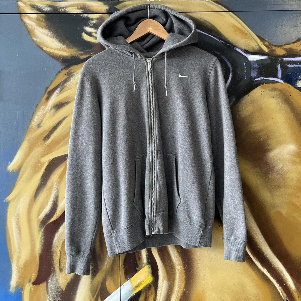 Nike Small Embroidered Swoosh Full Zip Hoodie