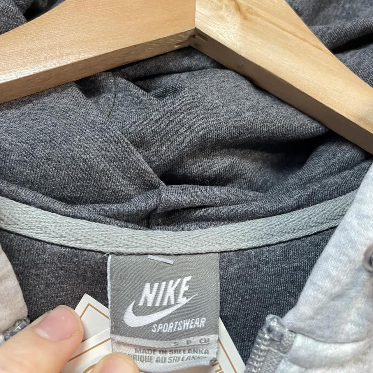 00s Nike Full Zip Embroidered Swoosh Hoodie