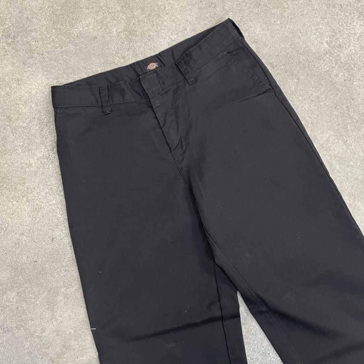 Dickies Black Chino Skater Trousers Workwear Pants