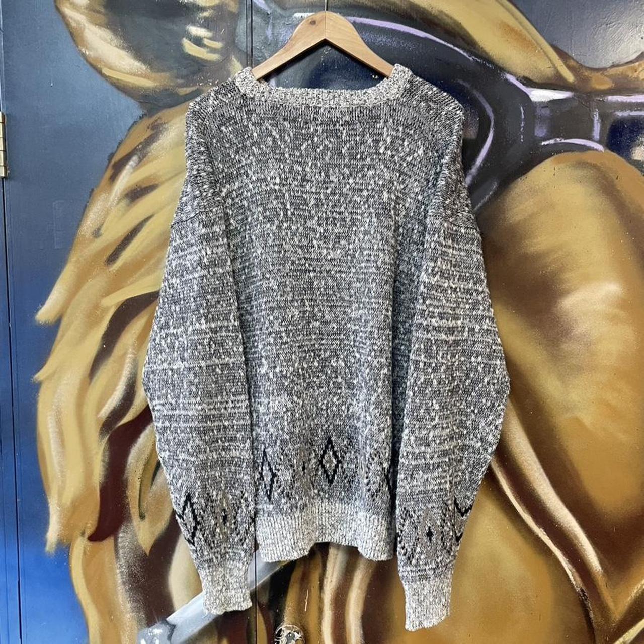 90s Vintage Funky Crazy Knit Sweater
