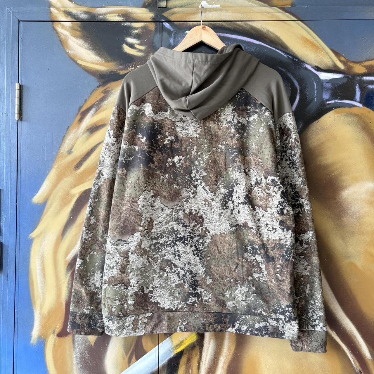 RedHead RealTree Camo Hoodie Large Graphic Logo Hunting Outdoor Streetwear Gorpcore Vintage 90s Y2K