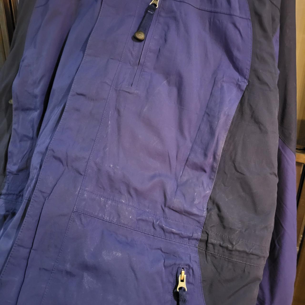 WDB048F - Vintage Retro Essential L.L. Bean Navy and Blue full zip up Coat Jacket festival #preppy #llbean #festival #oldmoney #90s