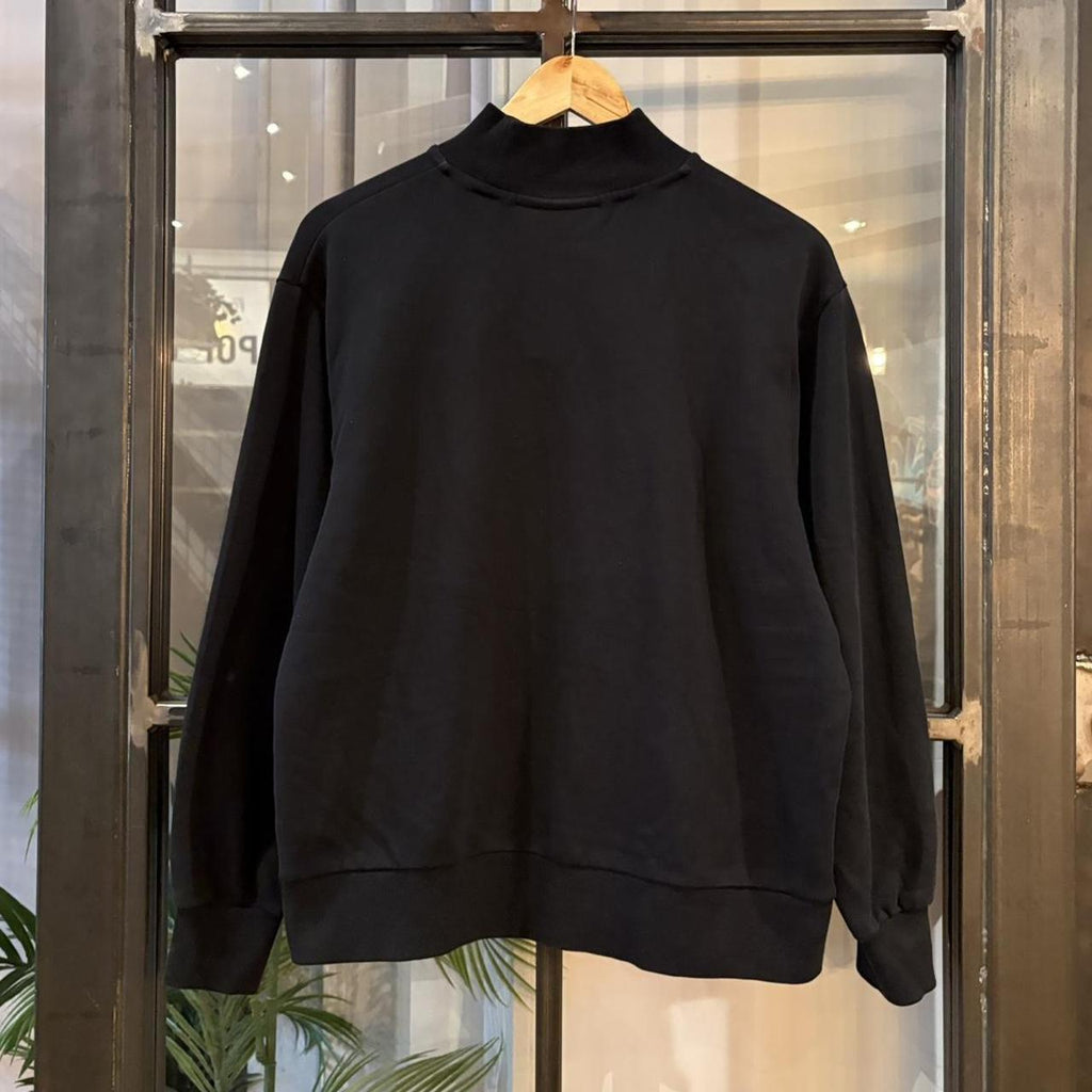 Carhartt WIP Black Mock Neck Jumper Black Women’s Small Oversized Sweatshirt Surf Skate Top Pullover 90s Y2K