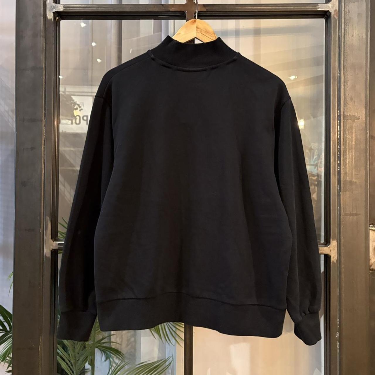 Carhartt WIP Black Mock Neck Jumper Black Women’s Small Oversized Sweatshirt Surf Skate Top Pullover 90s Y2K