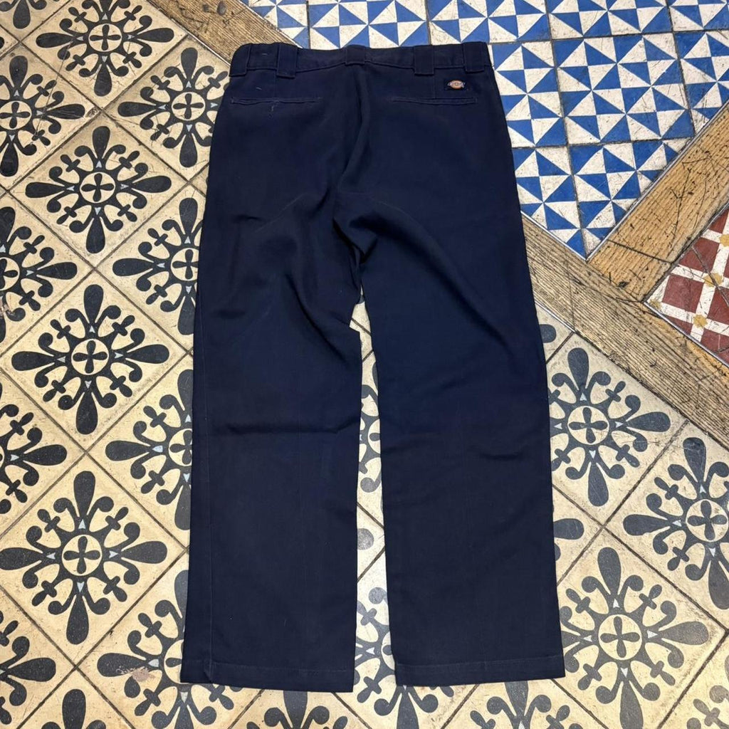 BR2306JH-F - Vintage retro essential Navy Dickies Trousers pants casual workwear #skater #utility #workwear #carpenter #dickies