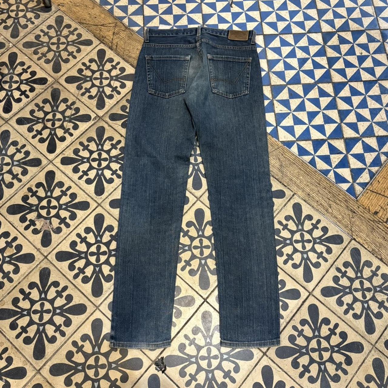 TRW431F - Vintage retro essential Dickies Blue Wash Slim Fit Denim Jeans Trousers pants #denim #skater #dickies #y2k #workwear