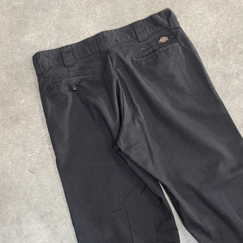 Dickies Black Chino Skater Trousers Workwear Pants